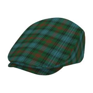 Clan Ross Hunting Blue Tartan Flat Cap