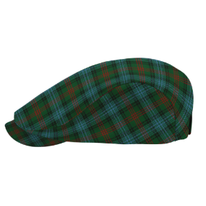 Clan Ross Hunting Blue Tartan Flat Cap