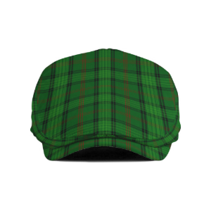 Clan Ross Hunting Green Tartan Flat Cap