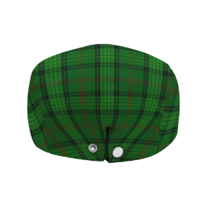 Clan Ross Hunting Green Tartan Flat Cap