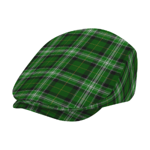 New World Irish Tartan Flat Cap