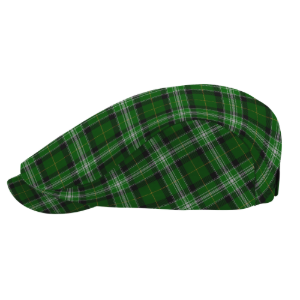 New World Irish Tartan Flat Cap