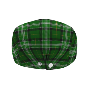 New World Irish Tartan Flat Cap