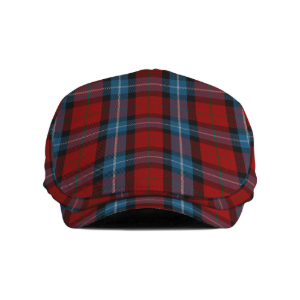 Clan Baillie of Polkemmet Red Tartan Flat Cap