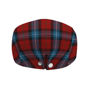 Clan Baillie of Polkemmet Red Tartan Flat Cap