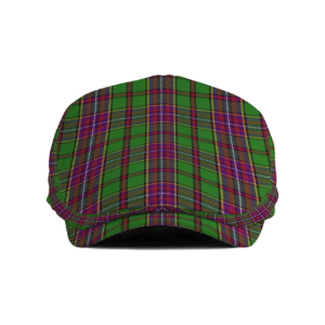 English County Derbyshire Tartan Flat Cap