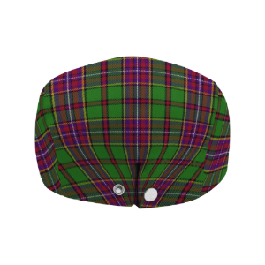 English County Derbyshire Tartan Flat Cap