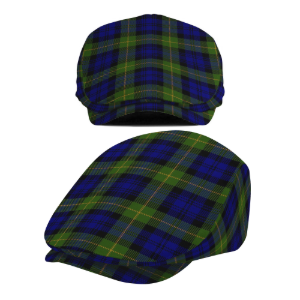 Gordon Highlanders Tartan Flat Cap