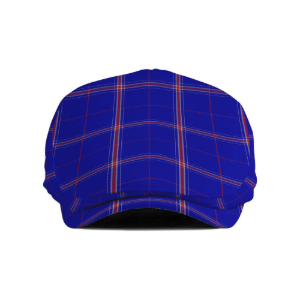 Rangers Tartan Flat Cap