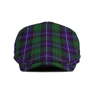Clan MacRae Hunting Tartan Flat Cap