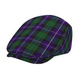 Clan MacRae Hunting Tartan Flat Cap