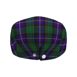 Clan MacRae Hunting Tartan Flat Cap