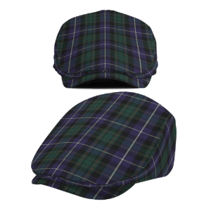 Clan MacRae Hunting Ancient Tartan Flat Cap