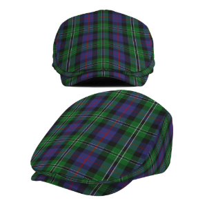 Clan Rose Hunting Tartan Flat Cap