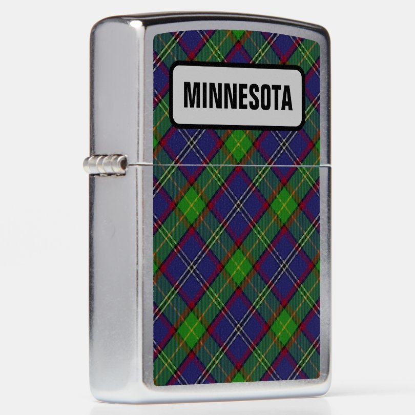 US State - Minnesota Tartan Zippo® Lighter