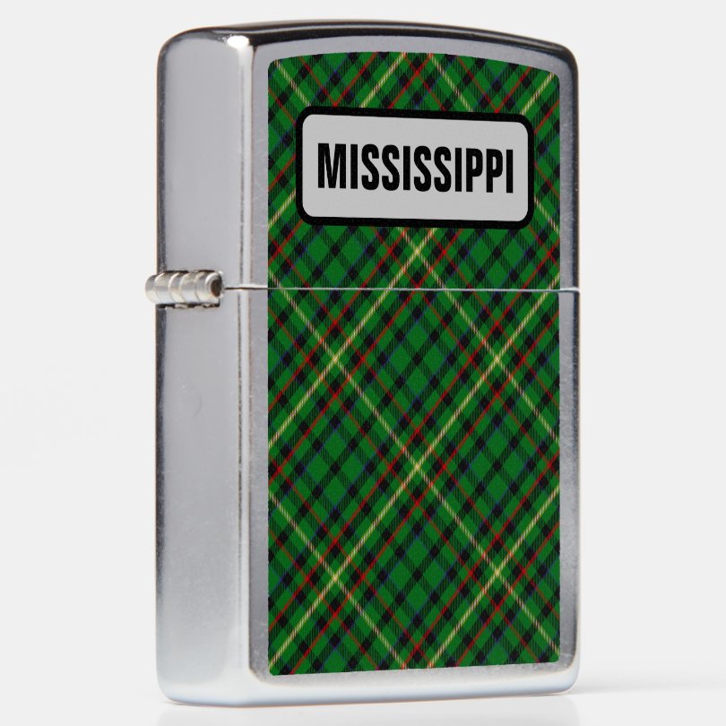 US State - Mississippi Tartan Zippo® Lighter