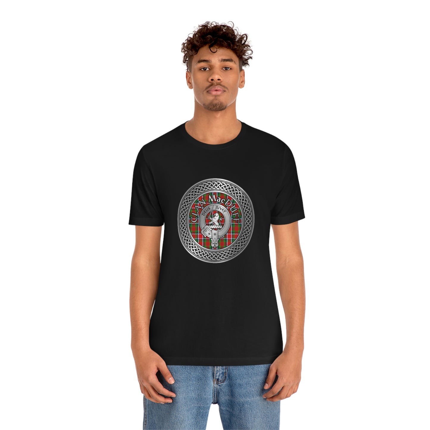 Clan MacDuff Crest & Tartan Knot T-Shirt