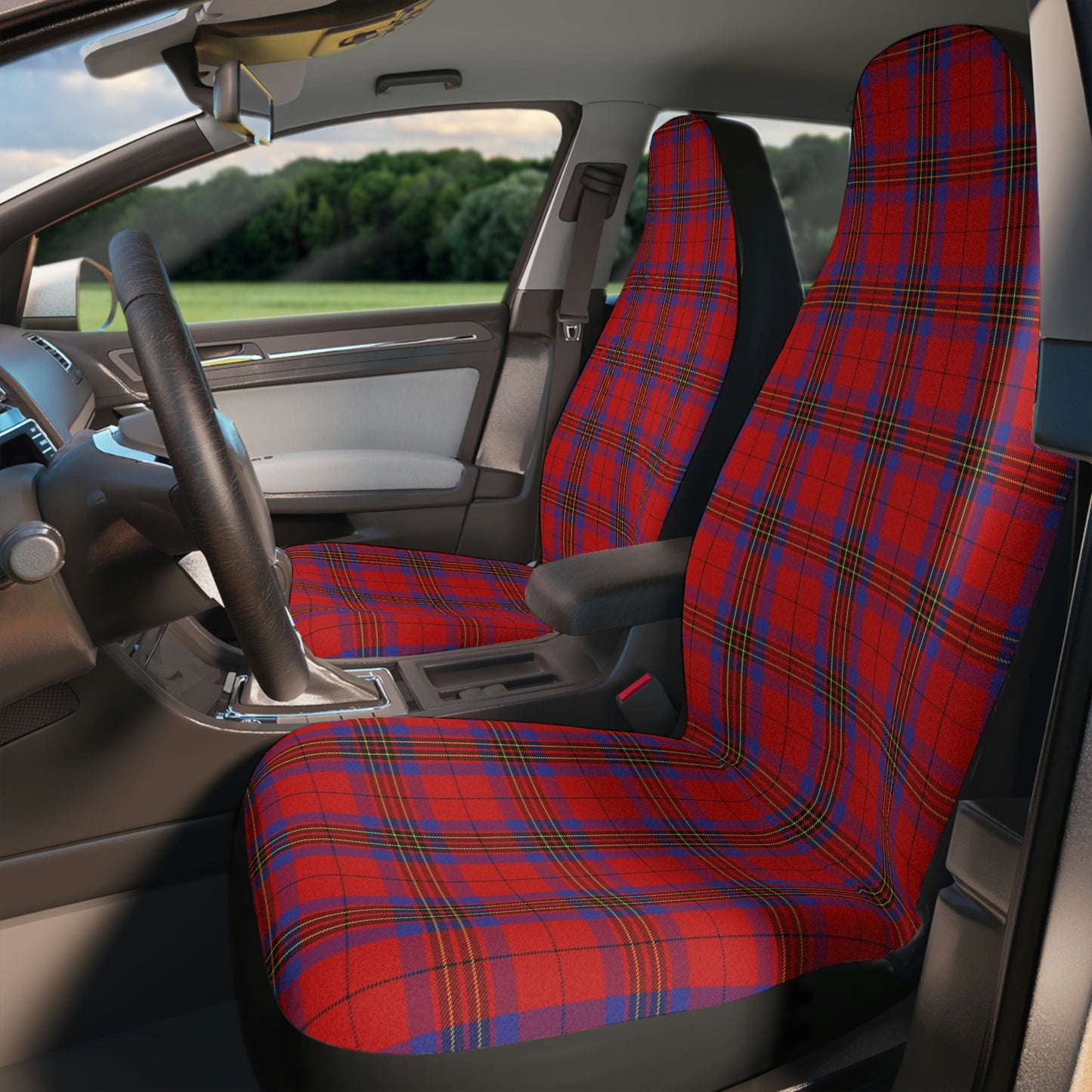 Clan Leslie Tartan Car Seat Covers