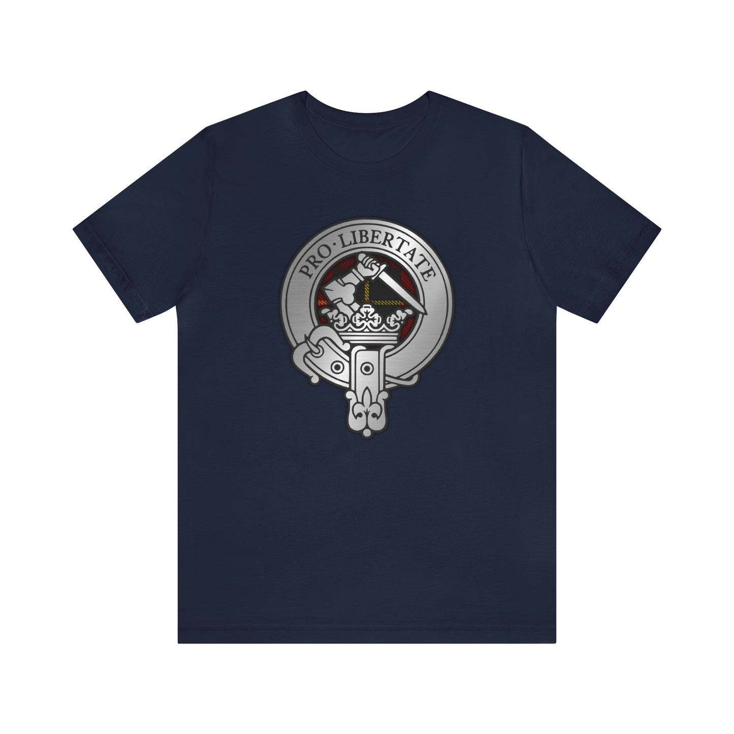 Clan Wallace Crest & Tartan | Unisex T-Shirt