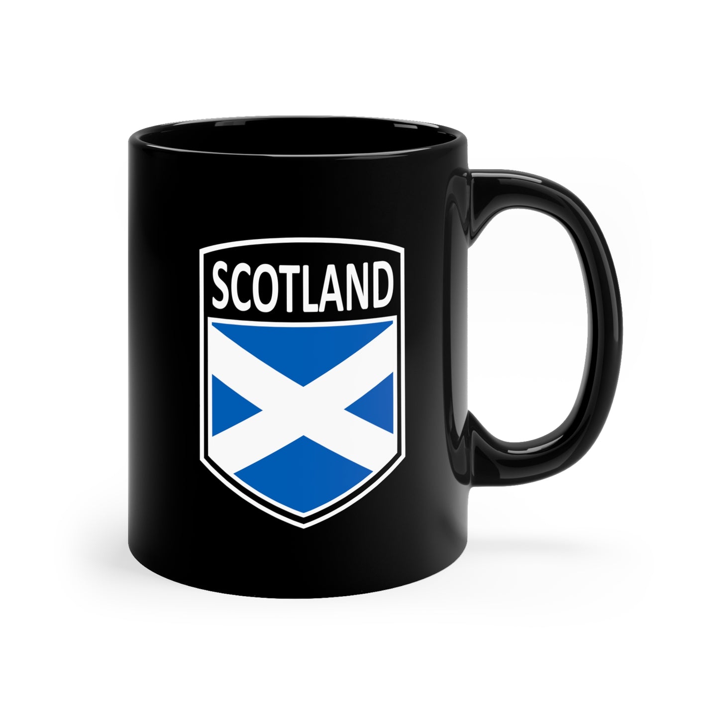 Celtic Nations - Scotland 11oz Black Mug