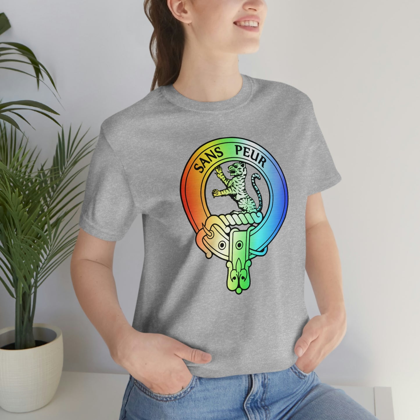 Clan Sutherland Rainbow Crest T-Shirt