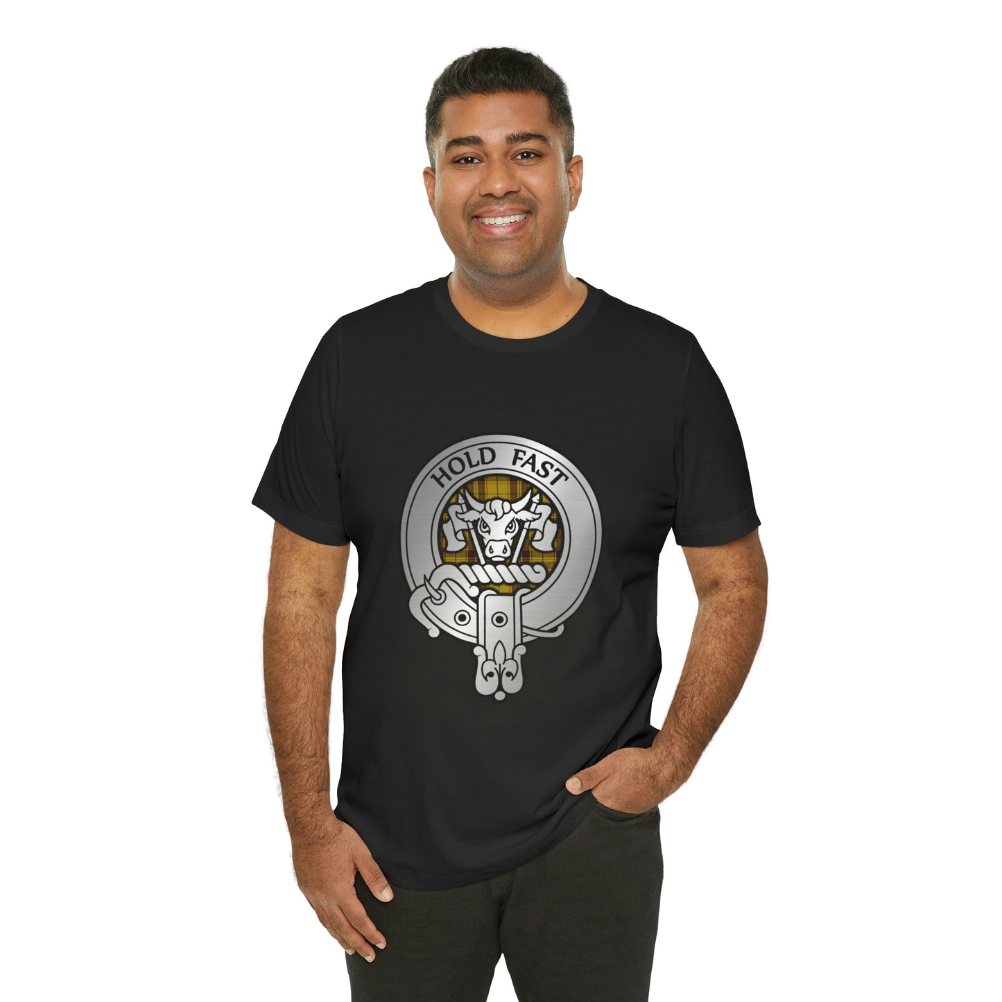 Clan MacLeod Crest & Tartan | Unisex T-Shirt