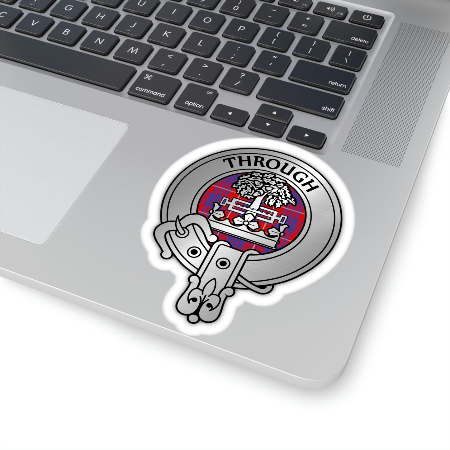 Clan Hamilton Crest & Tartan Kiss-Cut Stickers