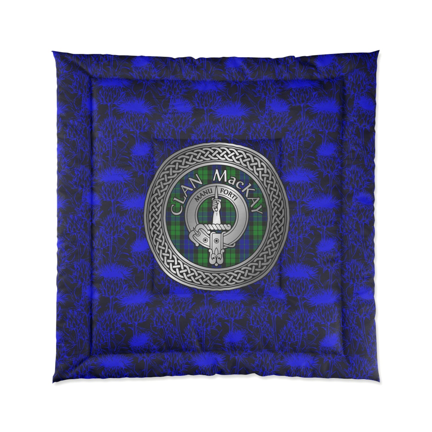 Clan MacKay Crest & Tartan Comforter