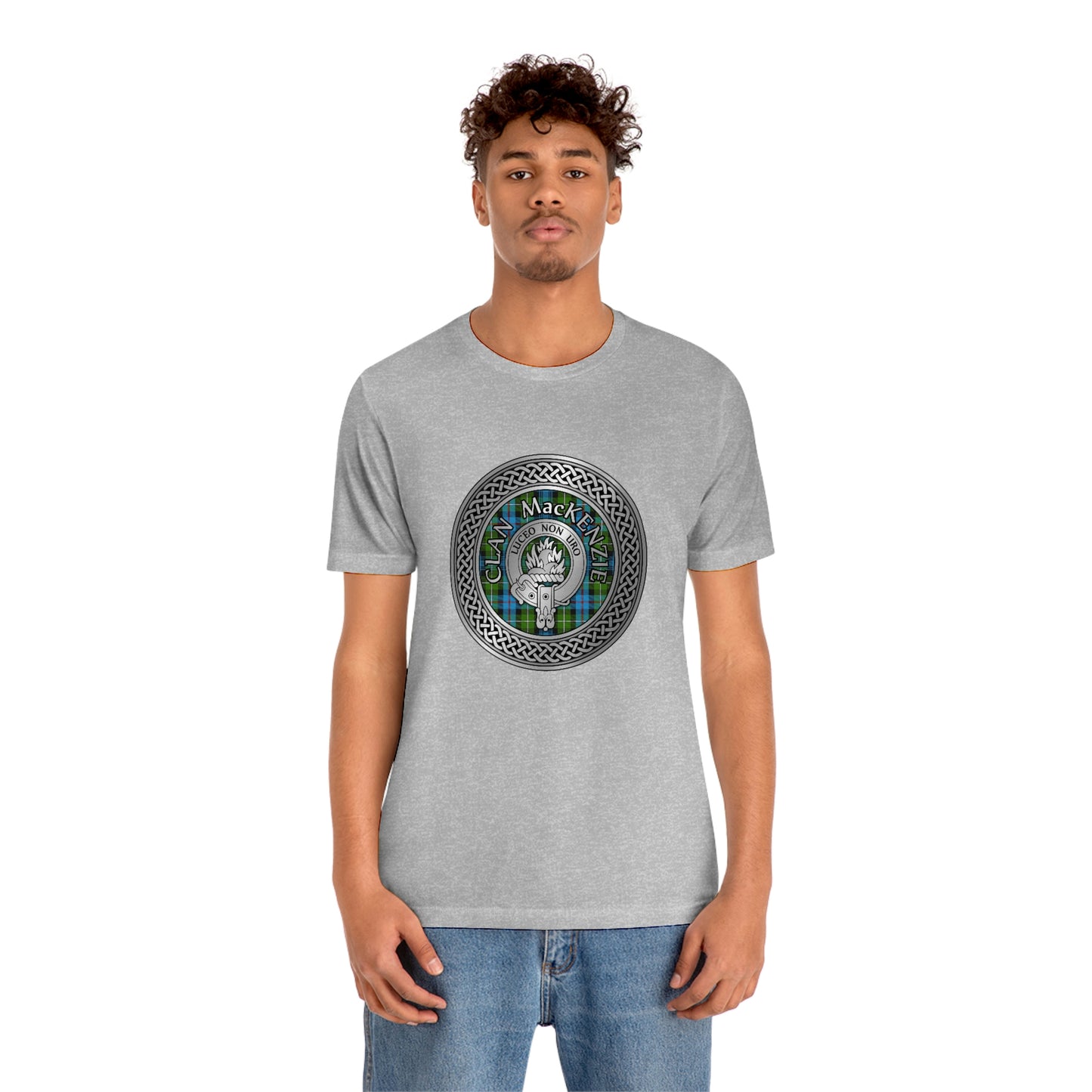 Clan MacKenzie Crest & Tartan Knot T-Shirt