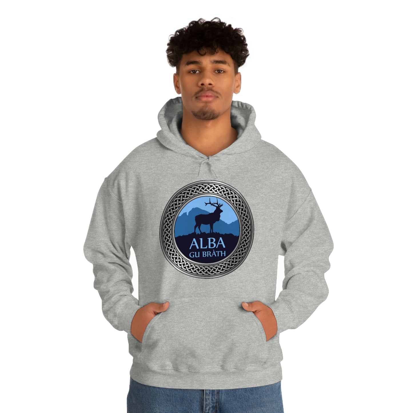 Alba Gu Brath Knot Unisex Heavy Blend™ Hooded Sweatshirt