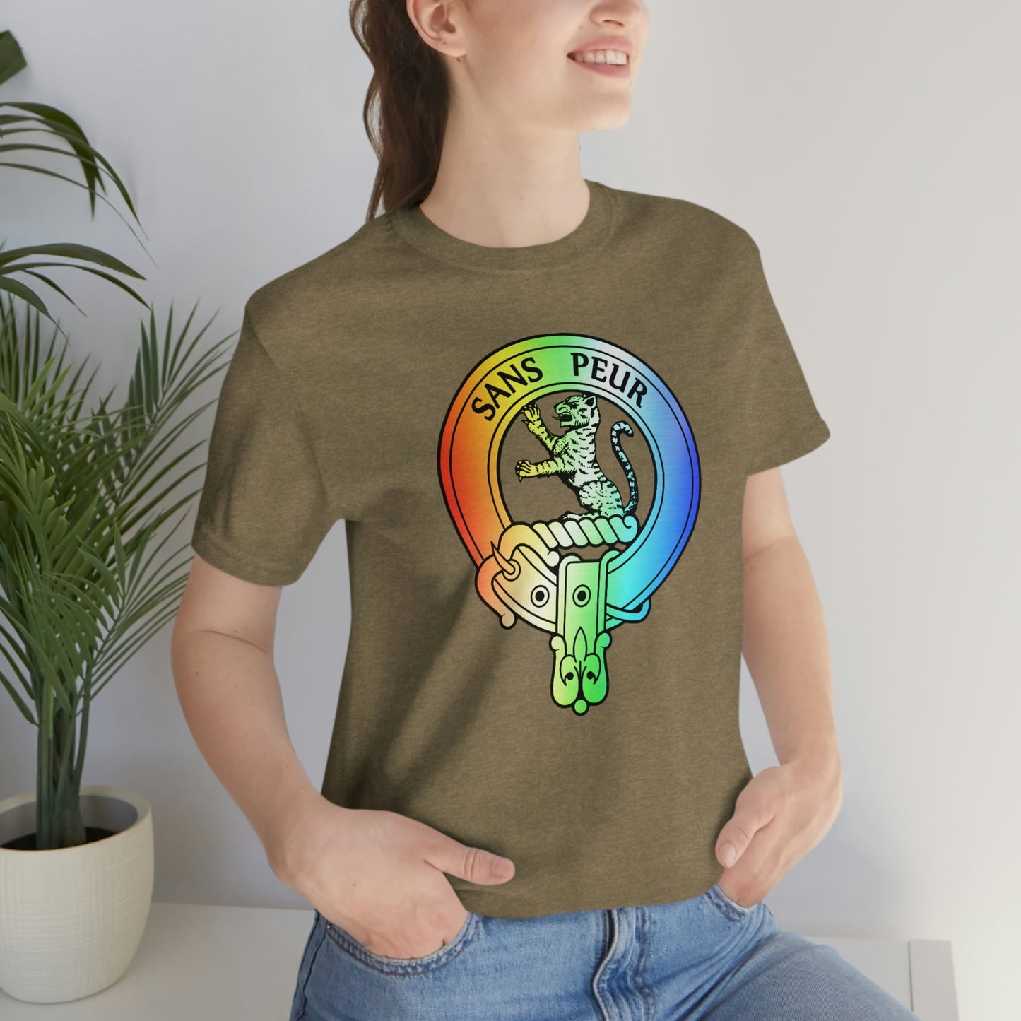 Clan Sutherland Rainbow Crest T-Shirt