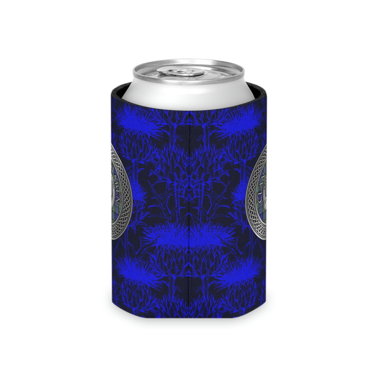 Clan MacLaren Crest & Tartan Celtic Knot Can Cooler