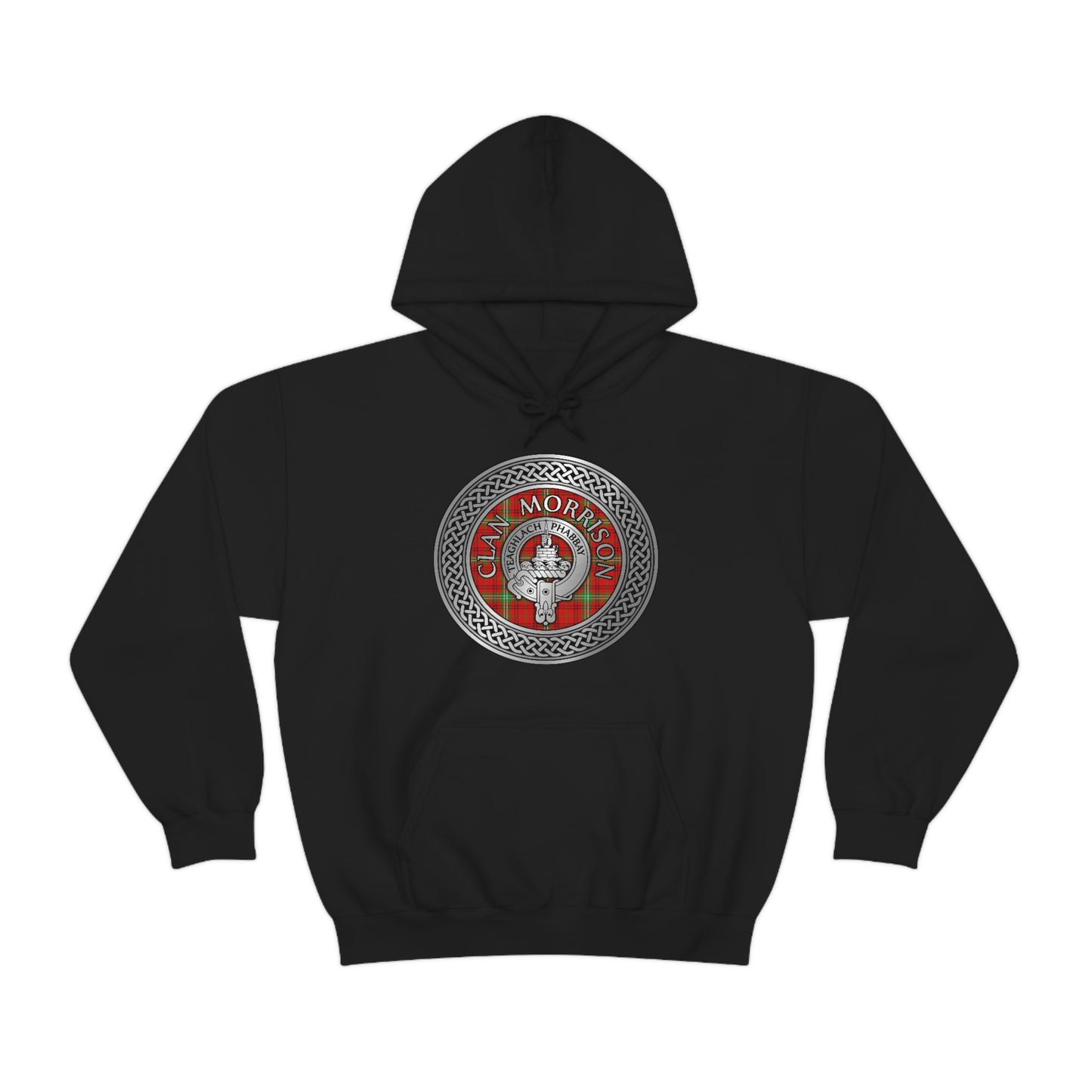 Clan Morrison Crest & Tartan Unisex Heavy Blend™ Hooded Sweatshirt