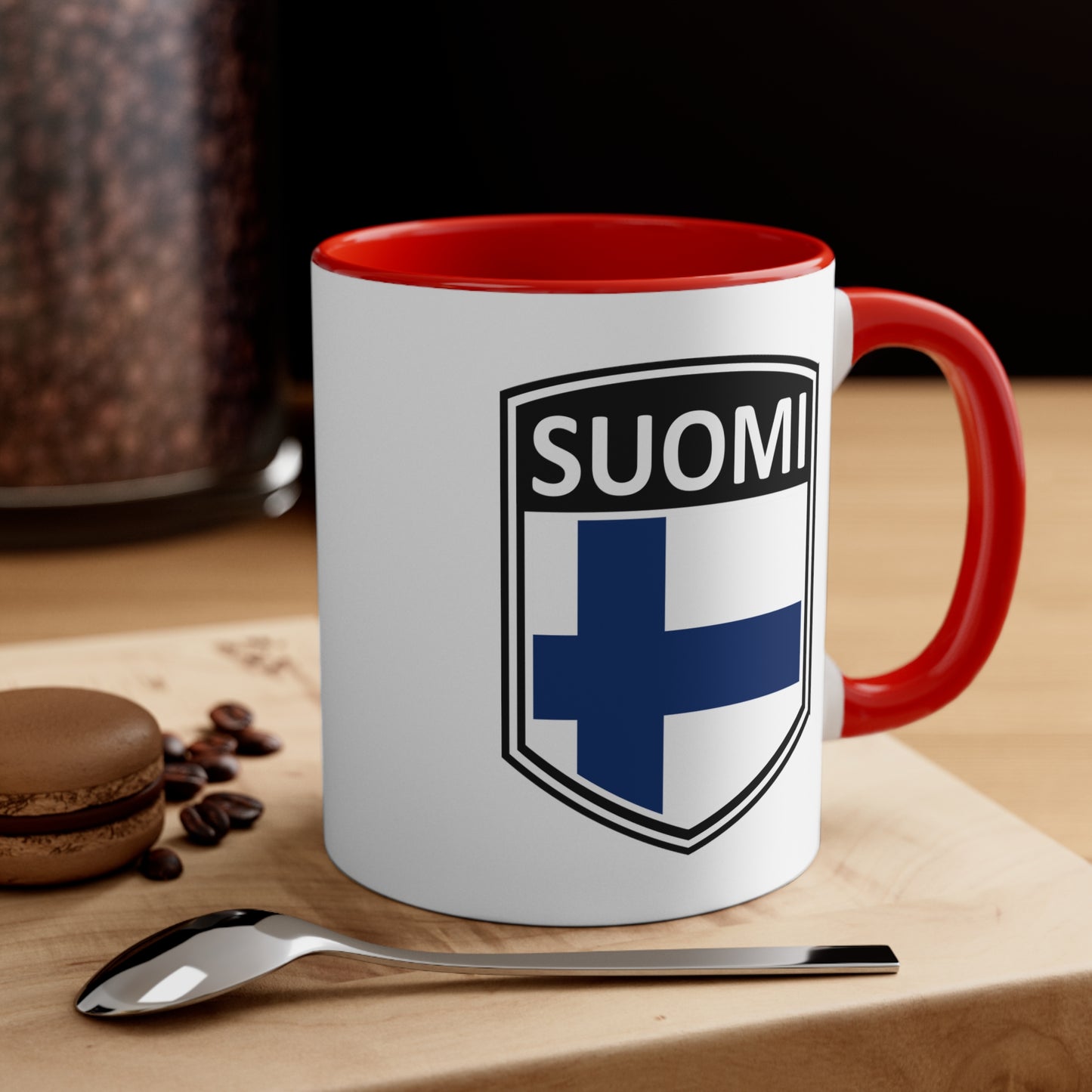 Scandi Nations - Suomi | Accent Coffee Mug, 11oz