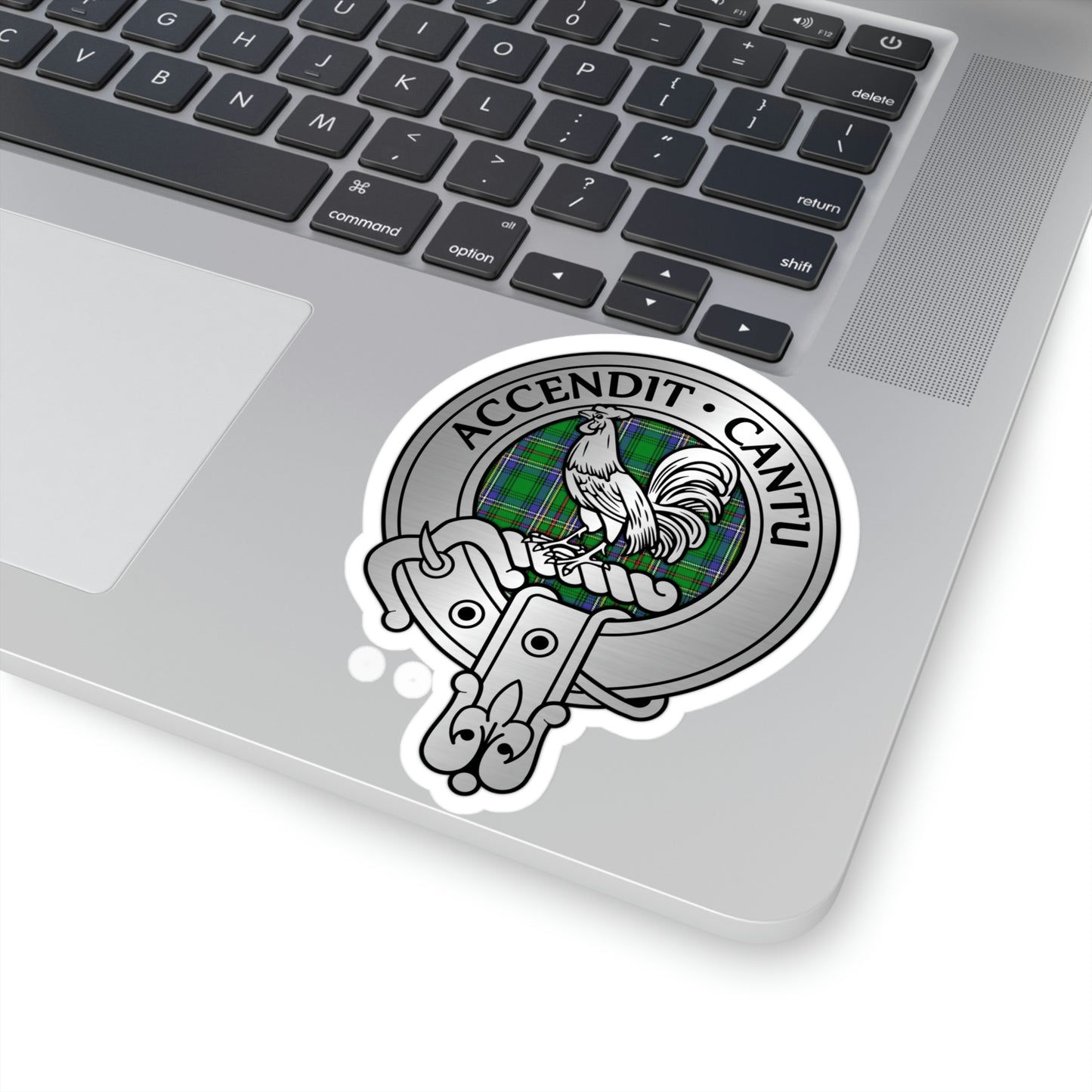 Clan Cockburn Crest & Tartan Kiss-Cut Stickers