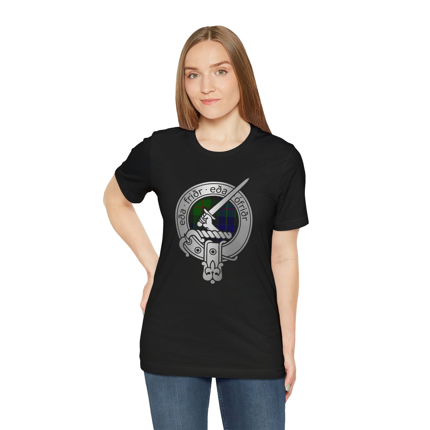 Clan Gunn Crest & Tartan | Unisex T-Shirt