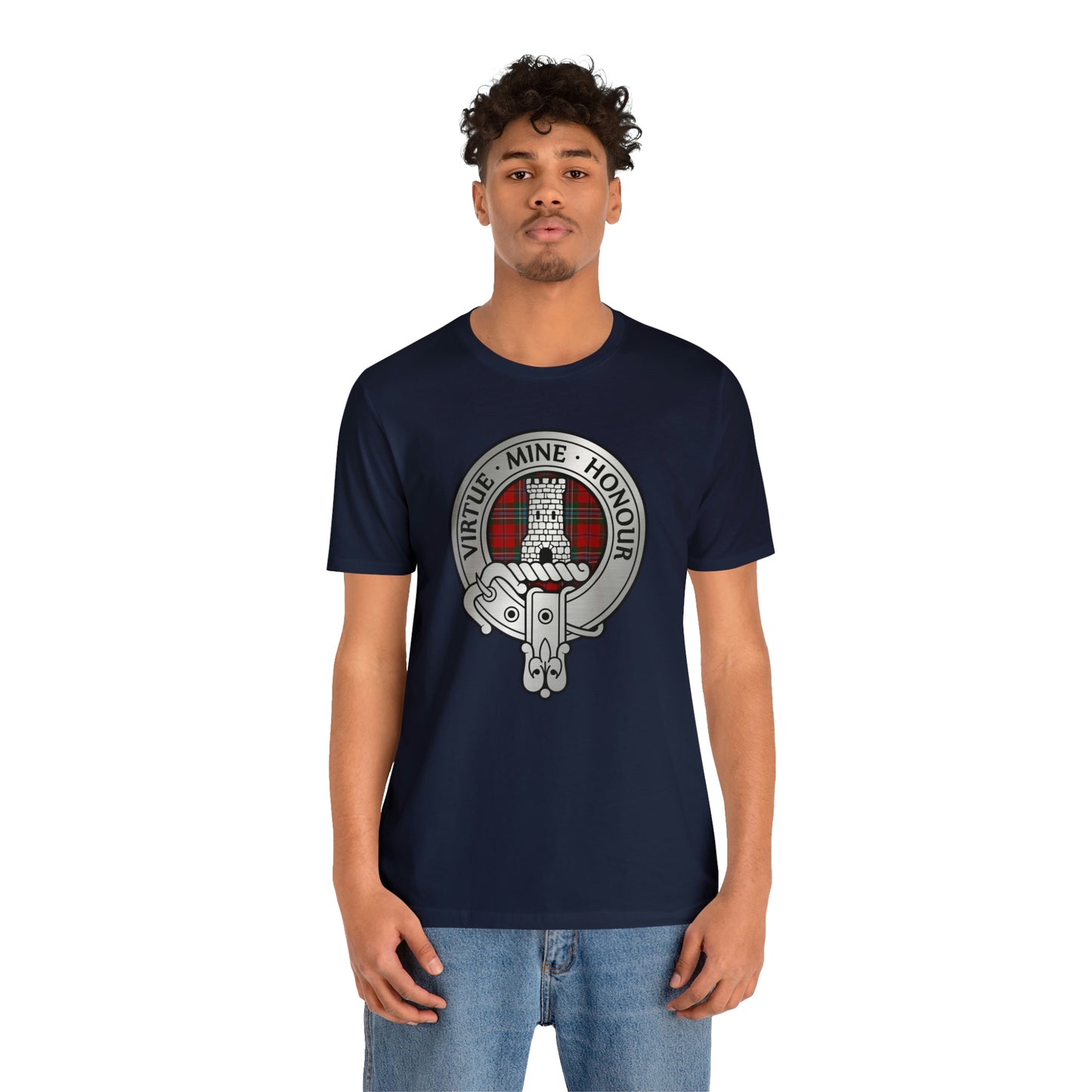 Clan MacLean Crest & Tartan | Unisex T-Shirt