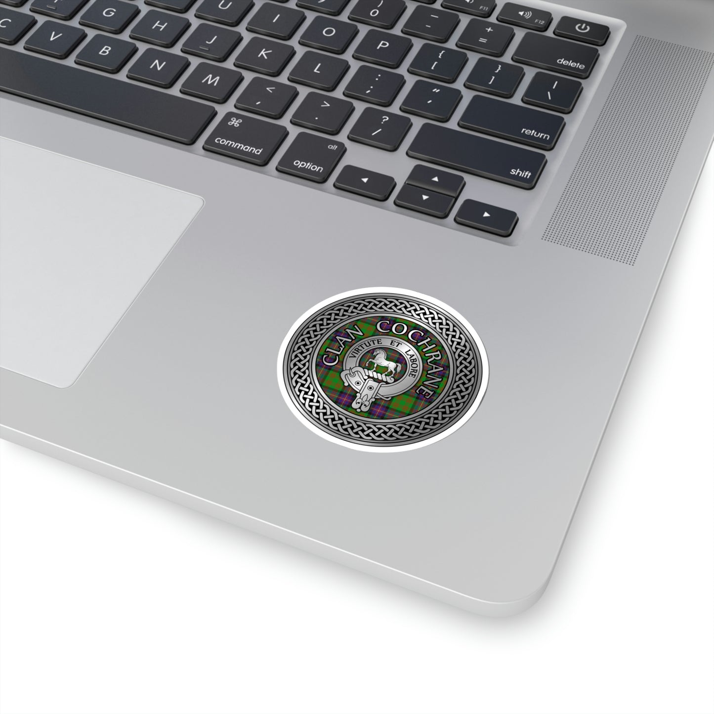 Clan Cochrane Crest & Tartan Kiss-Cut Stickers