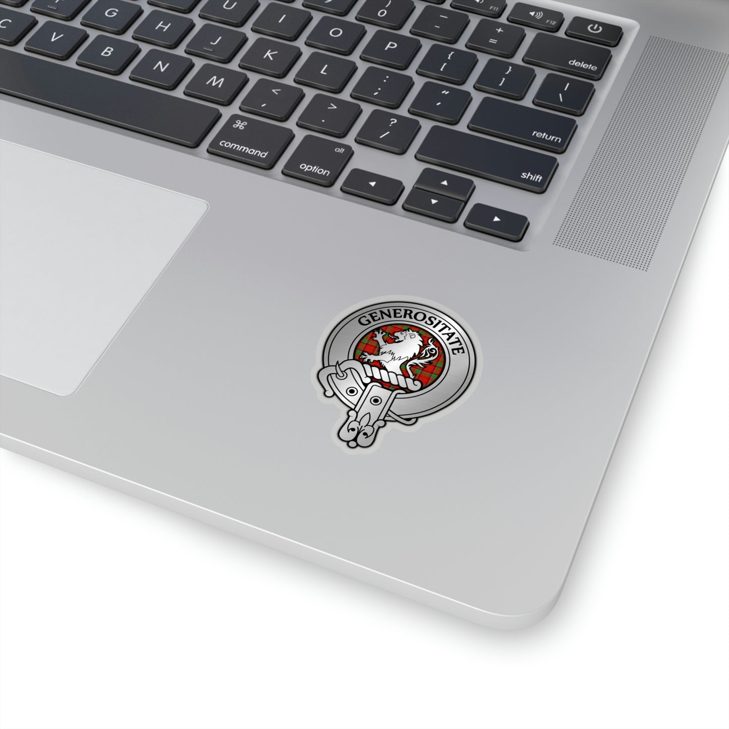 Clan Nicholson Crest & Tartan Kiss-Cut Stickers