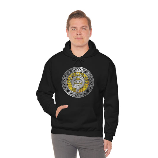 Clan MacLeod Crest & Tartan Unisex Heavy Blend™ Hooded Sweatshirt