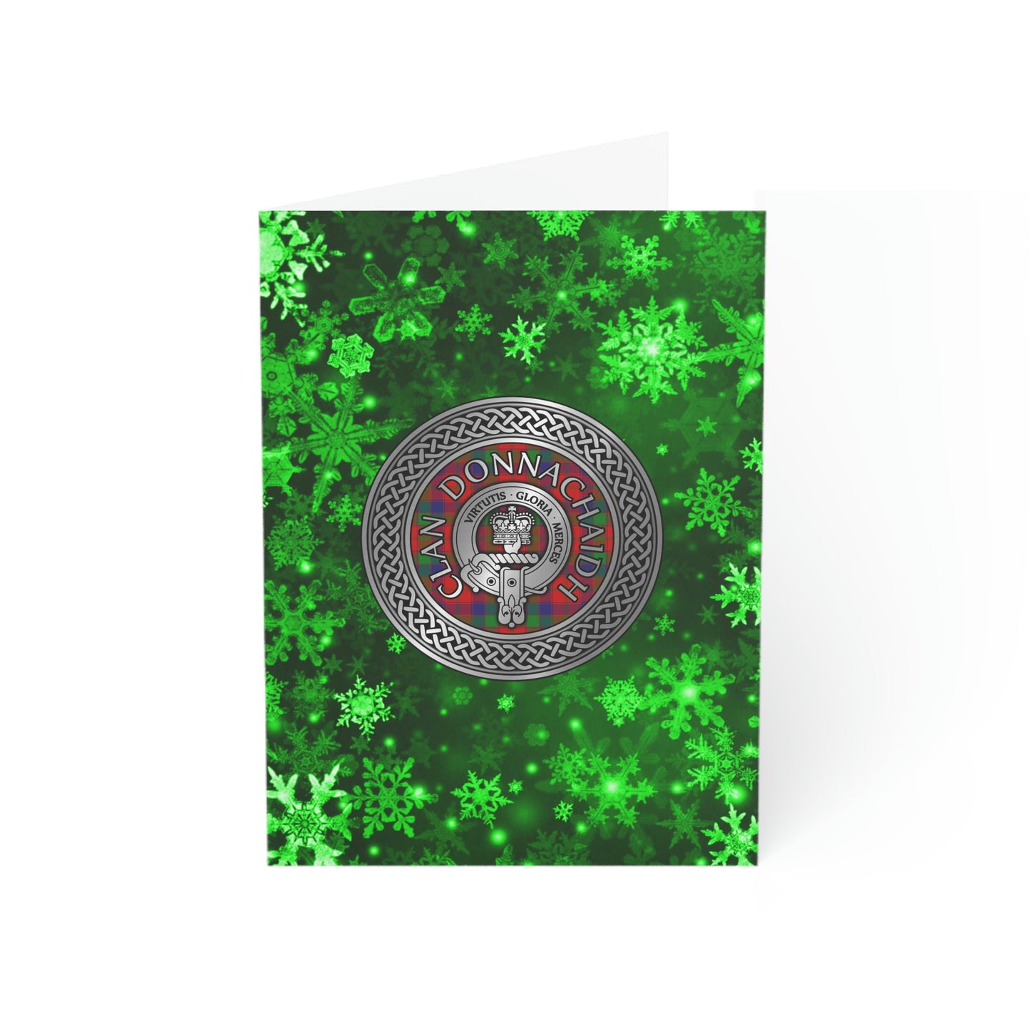 Clan Donnachaidh Crest & Tartan Greeting Cards (1, 10, 30, and 50pcs)