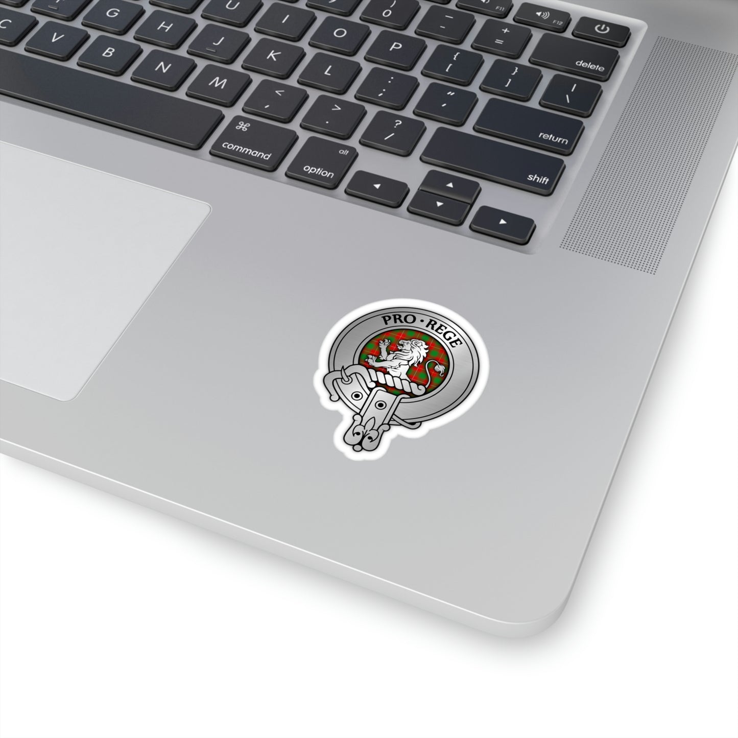 Clan MacFie Crest & Tartan Kiss-Cut Stickers