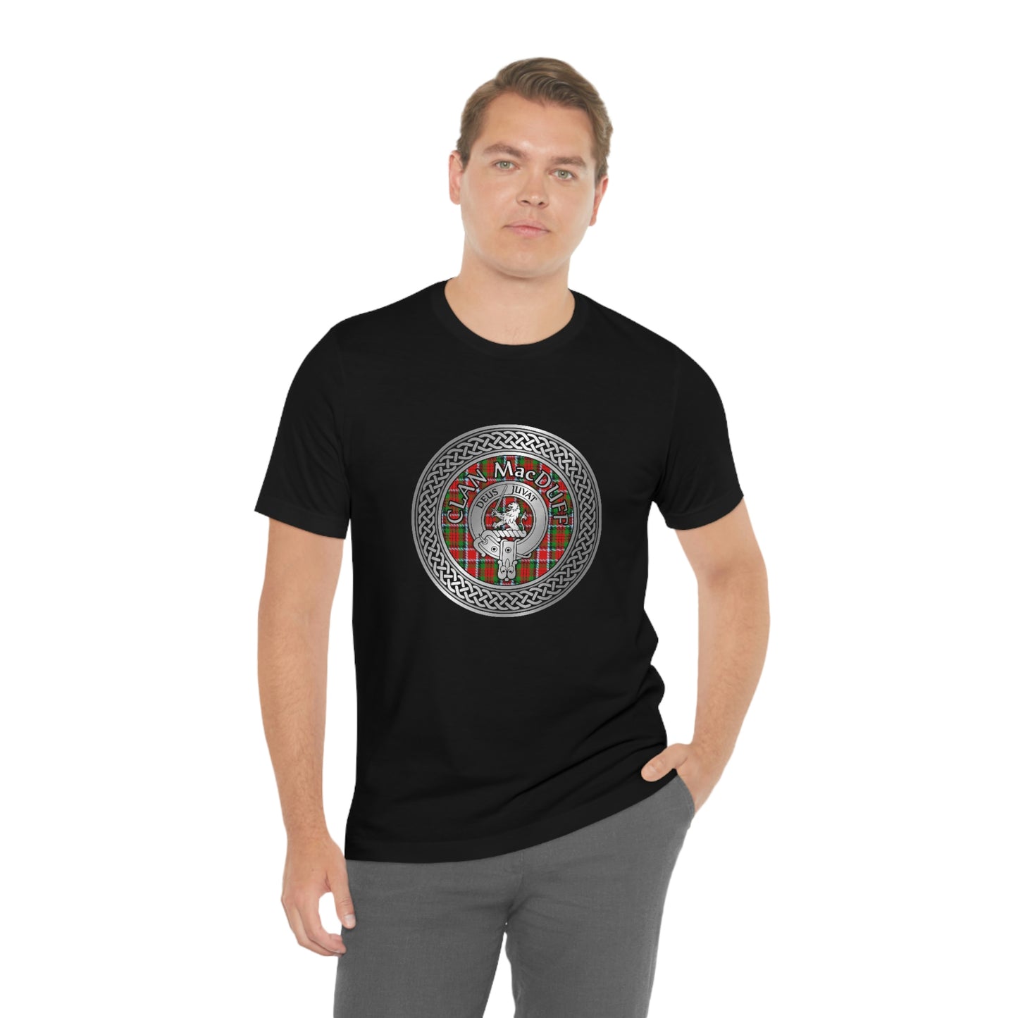 Clan MacDuff Crest & Tartan Knot T-Shirt