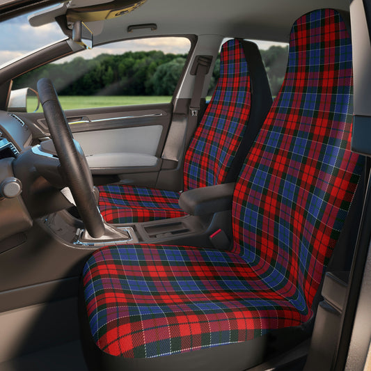 Clan Paterson Red Tartan Car Seat Covers
