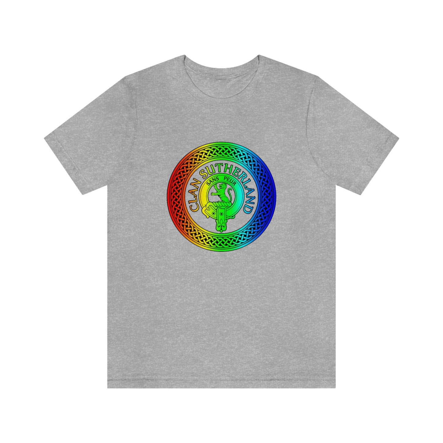 Clan Sutherland Rainbow Crest & Knot T-Shirt