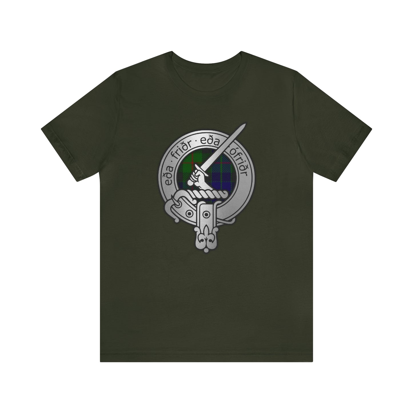 Clan Gunn Crest & Tartan | Unisex T-Shirt