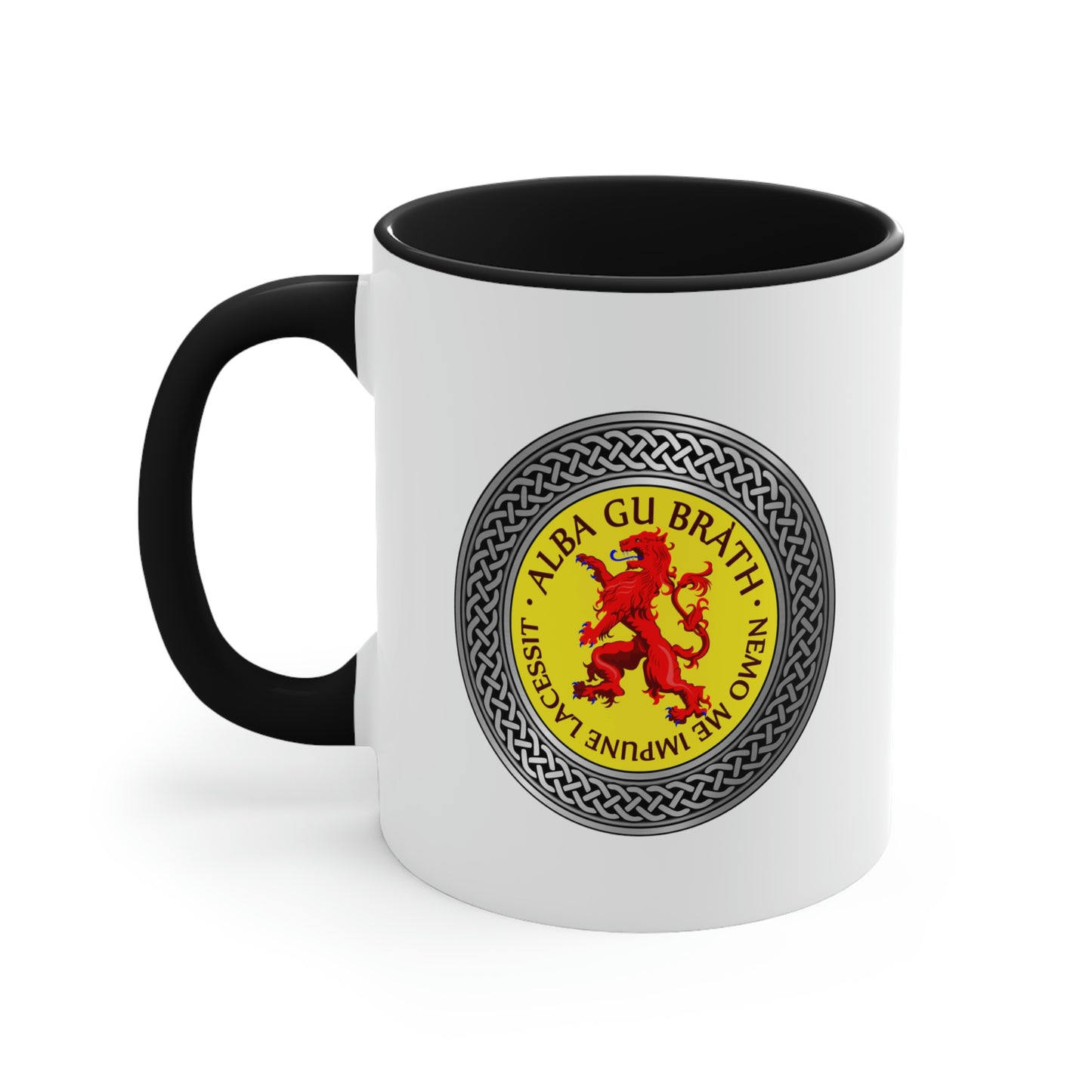 Alba Gu Brath Lion Rampant Knot Accent Coffee Mug, 11oz