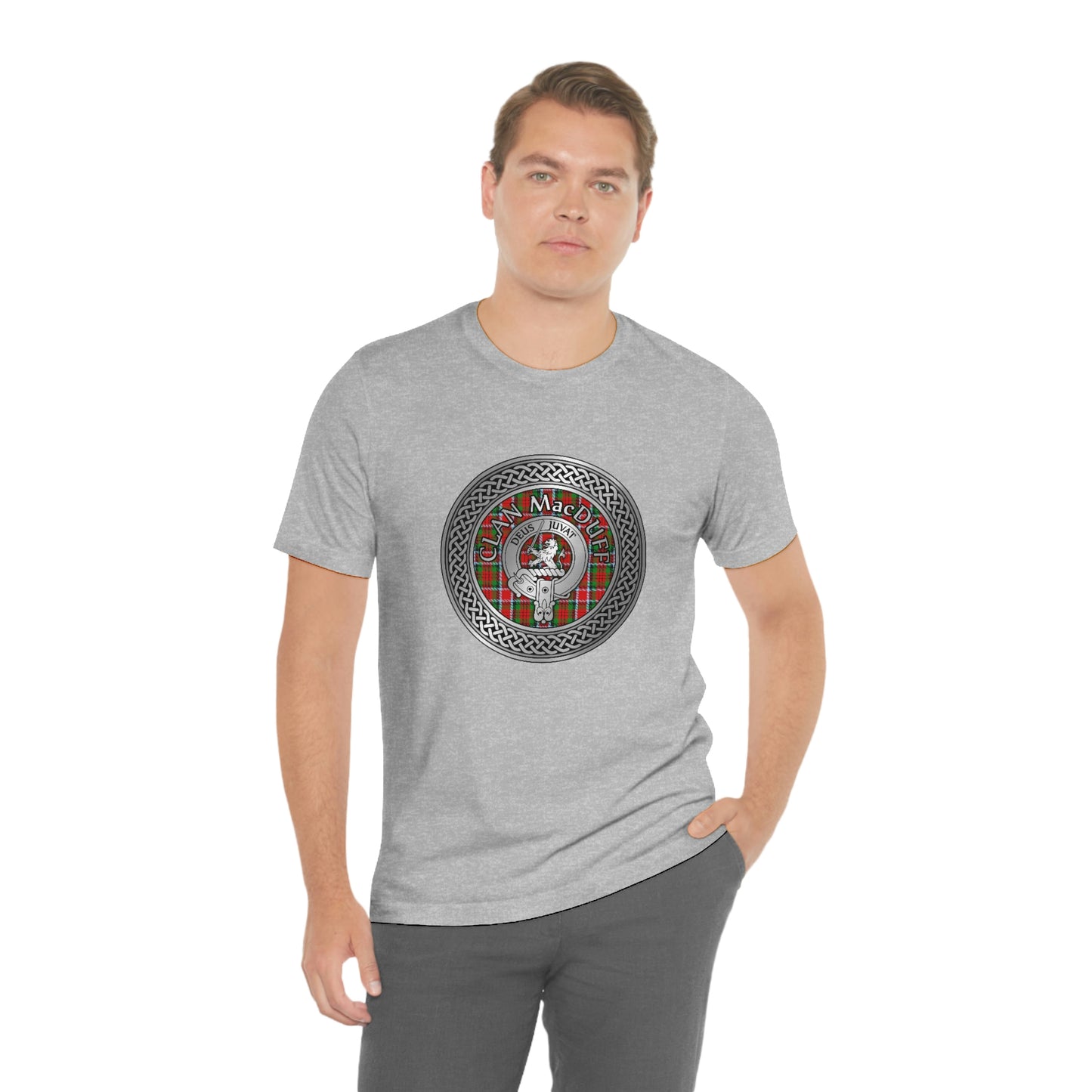 Clan MacDuff Crest & Tartan Knot T-Shirt