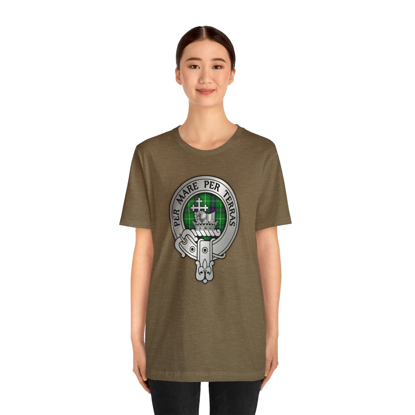 Clan MacDonald Crest & Tartan | Unisex T-Shirt