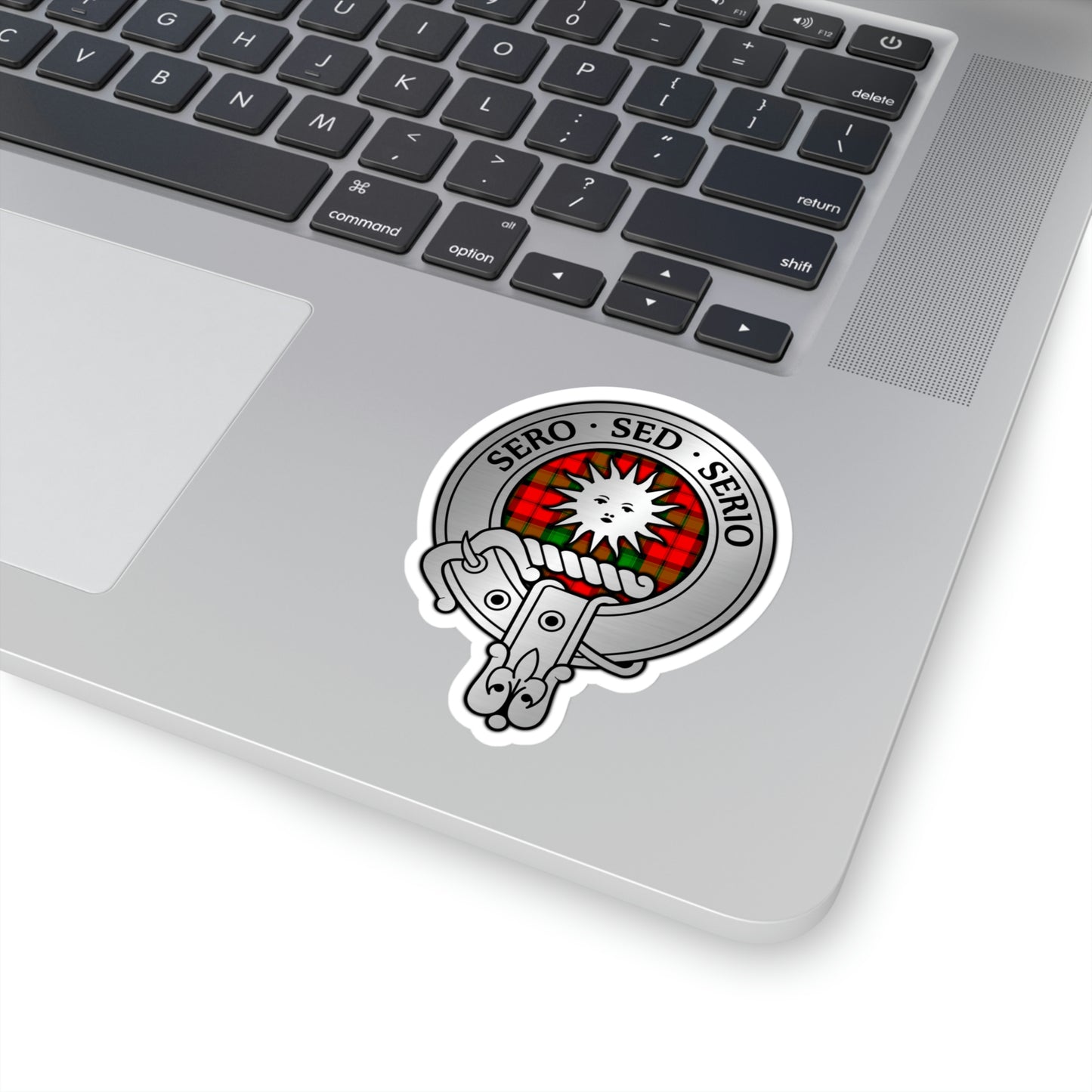 Clan Kerr Crest & Tartan Kiss-Cut Stickers